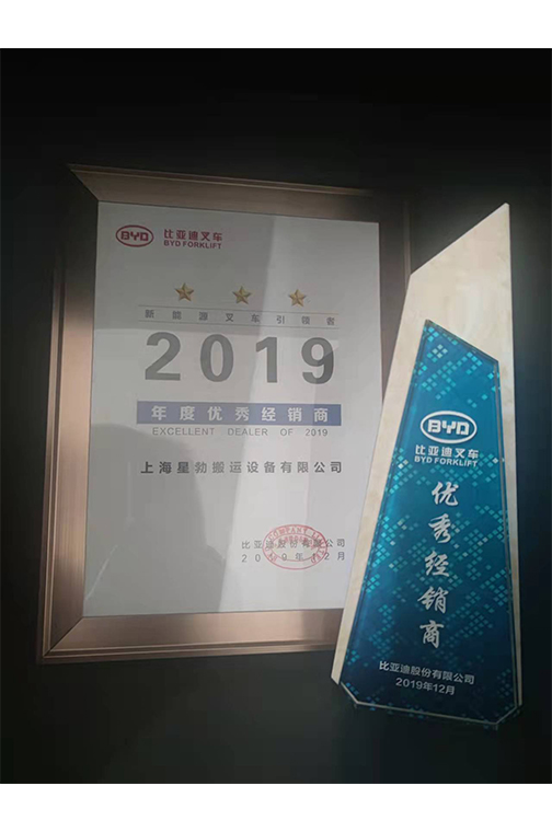 连云港市比亚迪2019优秀经销商